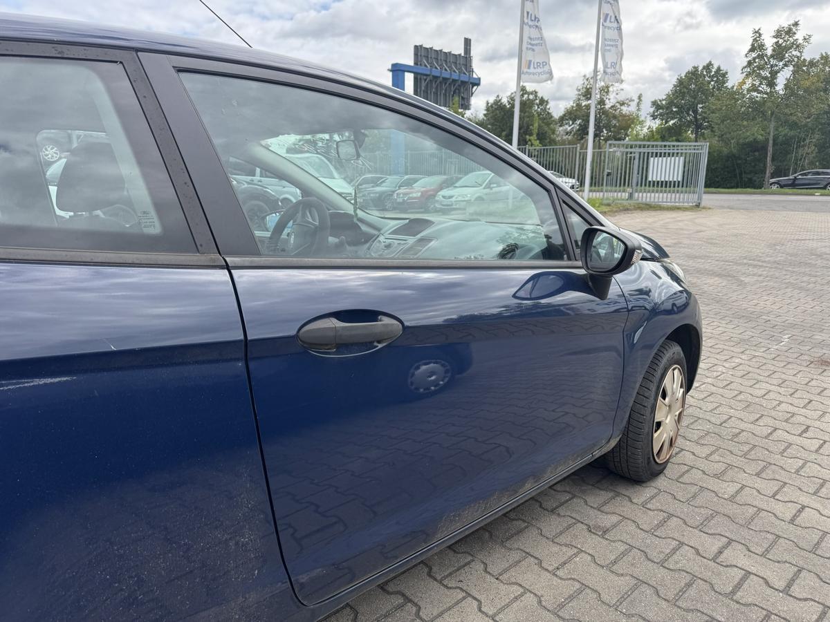 Ford Fiesta JA8 original T&uuml;r vorn rechts Blazer Blau 3-T&uuml;rer Bj.2009